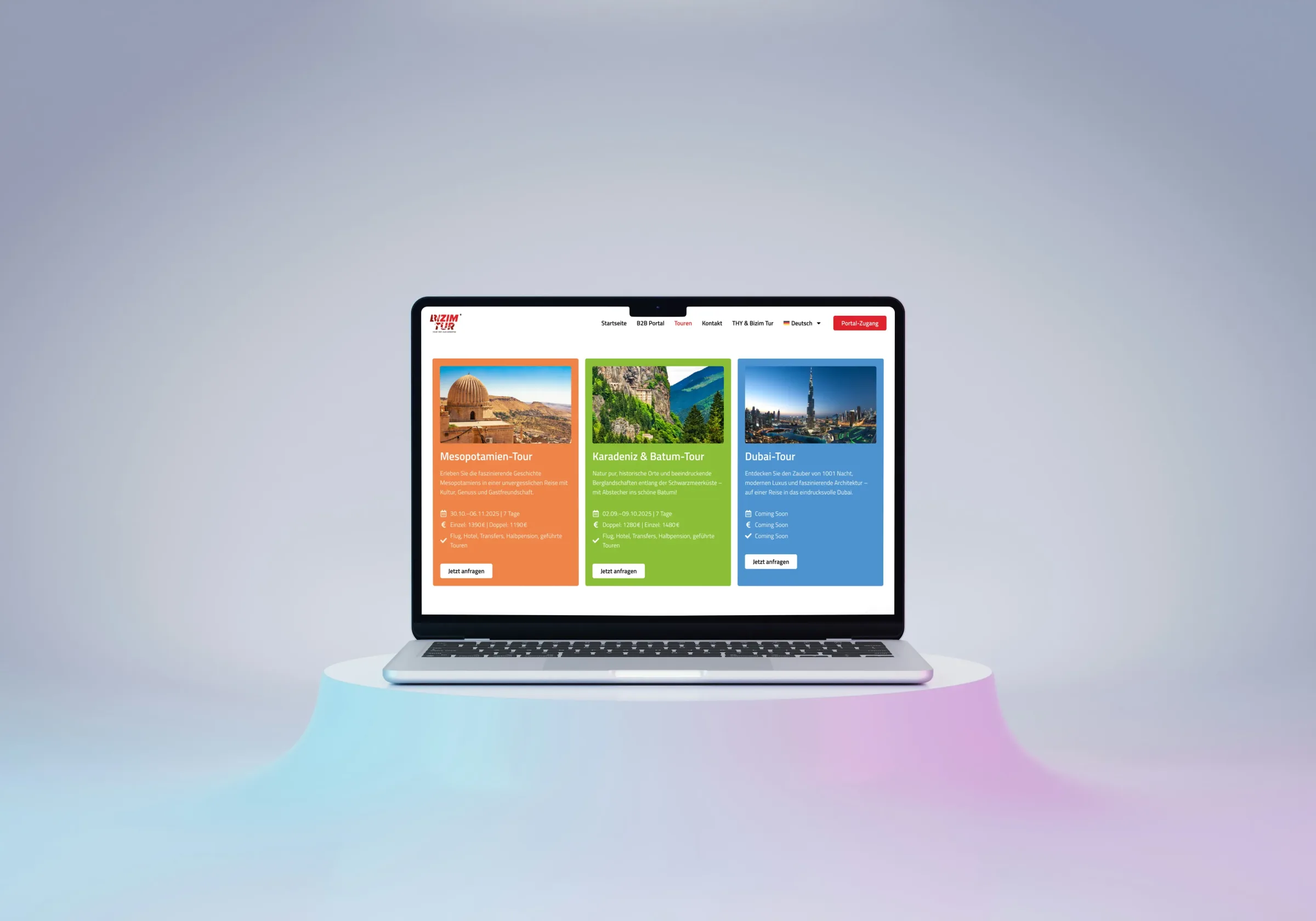 Bizim T&uuml;r – Website